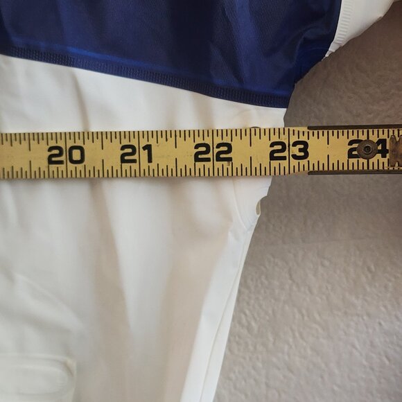 Vtg 1991 Chicago Cubs Jacket Mens XL Blue White MLB Baseball Rain Windbreaker - Picture 12 of 12